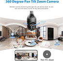 2K Light Bulb Security Camera