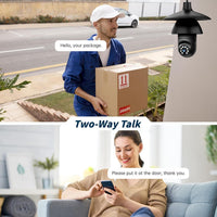 2K Light Bulb Security Camera
