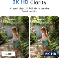 2K Light Bulb Security Camera